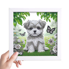 Load image into Gallery viewer, Diamond Painting - Partial Special Shaped - Puppy (18*18CM)