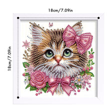 Load image into Gallery viewer, Diamond Painting - Partial Special Shaped - Cat (18*18CM)
