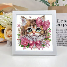 Load image into Gallery viewer, Diamond Painting - Partial Special Shaped - Cat (18*18CM)