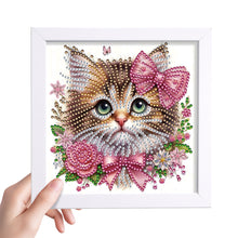 Load image into Gallery viewer, Diamond Painting - Partial Special Shaped - Cat (18*18CM)