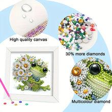 Load image into Gallery viewer, Diamond Painting - Partial Special Shaped - Frog (18*18CM)