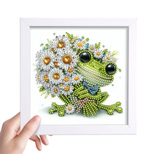 Load image into Gallery viewer, Diamond Painting - Partial Special Shaped - Frog (18*18CM)