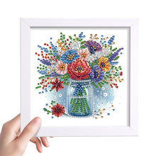 Load image into Gallery viewer, Diamond Painting - Partial Special Shaped - Vase (18*18CM)