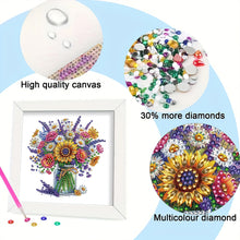 Load image into Gallery viewer, Diamond Painting - Partial Special Shaped - Bouquet (18*18CM)