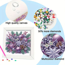 Load image into Gallery viewer, Diamond Painting - Partial Special Shaped - Christmas Decoration (18*18CM)
