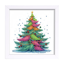 Load image into Gallery viewer, Diamond Painting - Partial Special Shaped - Christmas Tree (18*18CM)