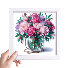 Load image into Gallery viewer, Diamond Painting - Partial Special Shaped - Flowers (18*18CM)