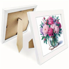 Load image into Gallery viewer, Diamond Painting - Partial Special Shaped - Flowers (18*18CM)