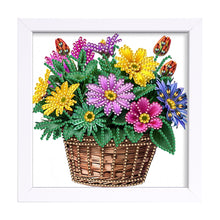 Load image into Gallery viewer, Diamond Painting - Partial Special Shaped - Flower Basket (18*18CM)