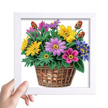 Load image into Gallery viewer, Diamond Painting - Partial Special Shaped - Flower Basket (18*18CM)