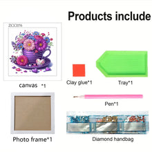 Load image into Gallery viewer, Diamond Painting - Partial Special Shaped - Cup Flower (18*18CM)