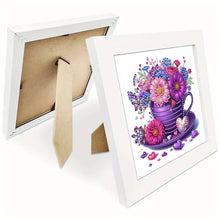 Load image into Gallery viewer, Diamond Painting - Partial Special Shaped - Cup Flower (18*18CM)