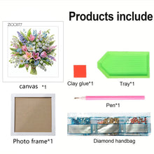 Load image into Gallery viewer, Diamond Painting - Partial Special Shaped - Bouquet (18*18CM)