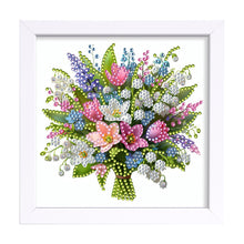 Load image into Gallery viewer, Diamond Painting - Partial Special Shaped - Bouquet (18*18CM)