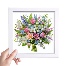 Load image into Gallery viewer, Diamond Painting - Partial Special Shaped - Bouquet (18*18CM)