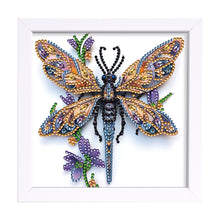 Load image into Gallery viewer, Diamond Painting - Partial Special Shaped - Dragonfly (18*18CM)