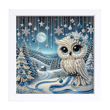 Load image into Gallery viewer, Diamond Painting - Partial Special Shaped - Owl (18*18CM)