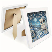 Load image into Gallery viewer, Diamond Painting - Partial Special Shaped - Owl (18*18CM)