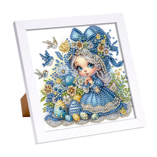 Load image into Gallery viewer, Diamond Painting - Partial Special Shaped - Girl (18*18CM)