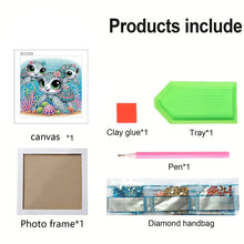 Load image into Gallery viewer, Diamond Painting - Partial Special Shaped - Three Turtles (18*18CM)