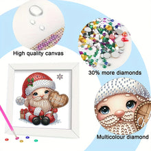 Load image into Gallery viewer, Diamond Painting - Partial Special Shaped - Santa Claus (18*18CM)