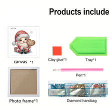 Load image into Gallery viewer, Diamond Painting - Partial Special Shaped - Santa Claus (18*18CM)