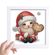 Load image into Gallery viewer, Diamond Painting - Partial Special Shaped - Santa Claus (18*18CM)