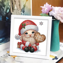 Load image into Gallery viewer, Diamond Painting - Partial Special Shaped - Santa Claus (18*18CM)