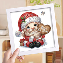 Load image into Gallery viewer, Diamond Painting - Partial Special Shaped - Santa Claus (18*18CM)