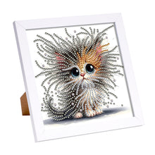 Load image into Gallery viewer, Diamond Painting - Partial Special Shaped - Fried Cat (18*18CM)