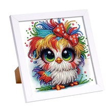 Load image into Gallery viewer, Diamond Painting - Partial Special Shaped - Colorful Chicken (18*18CM)