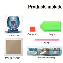 Load image into Gallery viewer, Diamond Painting - Partial Special Shaped - Candle In Cup (18*18CM)