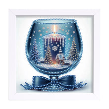 Load image into Gallery viewer, Diamond Painting - Partial Special Shaped - Candle In Cup (18*18CM)