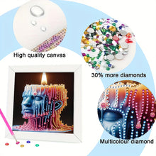 Load image into Gallery viewer, Diamond Painting - Partial Special Shaped - Candle (18*18CM)