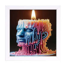 Load image into Gallery viewer, Diamond Painting - Partial Special Shaped - Candle (18*18CM)