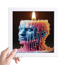 Load image into Gallery viewer, Diamond Painting - Partial Special Shaped - Candle (18*18CM)
