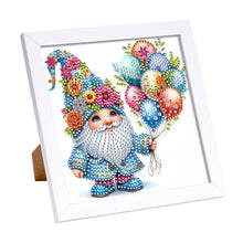 Load image into Gallery viewer, Diamond Painting - Partial Special Shaped - Balloon Gnome (18*18CM)