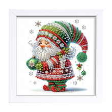 Load image into Gallery viewer, Diamond Painting - Partial Special Shaped - Christmas Gnome (18*18CM)