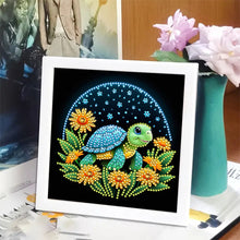 Load image into Gallery viewer, Diamond Painting - Partial Special Shaped - Turtle (18*18CM)