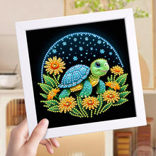 Load image into Gallery viewer, Diamond Painting - Partial Special Shaped - Turtle (18*18CM)