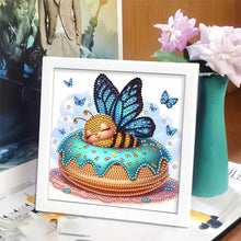 Load image into Gallery viewer, Diamond Painting - Partial Special Shaped - Butterfly Bee (18*18CM)