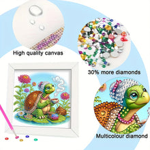 Load image into Gallery viewer, Diamond Painting - Partial Special Shaped - Grandma Turtle (18*18CM)