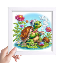 Load image into Gallery viewer, Diamond Painting - Partial Special Shaped - Grandma Turtle (18*18CM)
