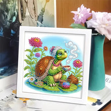 Load image into Gallery viewer, Diamond Painting - Partial Special Shaped - Grandma Turtle (18*18CM)