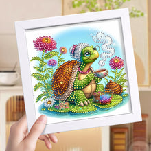 Load image into Gallery viewer, Diamond Painting - Partial Special Shaped - Grandma Turtle (18*18CM)