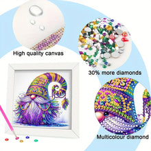 Load image into Gallery viewer, Diamond Painting - Partial Special Shaped - Bearded Gnome (18*18CM)
