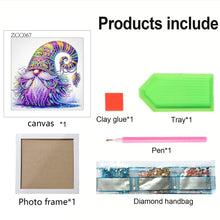 Load image into Gallery viewer, Diamond Painting - Partial Special Shaped - Bearded Gnome (18*18CM)