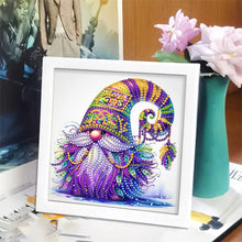 Load image into Gallery viewer, Diamond Painting - Partial Special Shaped - Bearded Gnome (18*18CM)