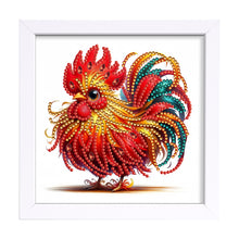 Load image into Gallery viewer, Diamond Painting - Partial Special Shaped - Little Rooster (18*18CM)