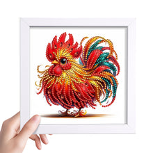Load image into Gallery viewer, Diamond Painting - Partial Special Shaped - Little Rooster (18*18CM)